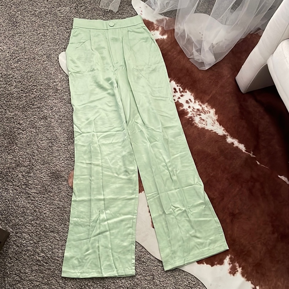 Stradivarius Satin Trouser NWT